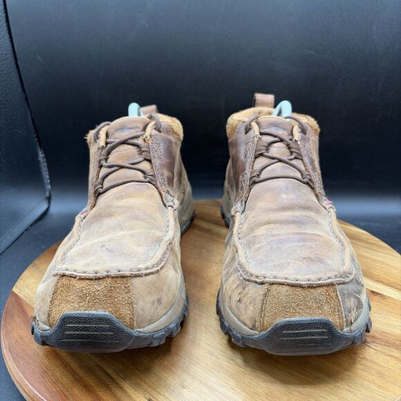 Twisted X Mens Size 9M Hiker 4” Moc Toe Boots Shoes Brown Leather MHKW002 main image 5